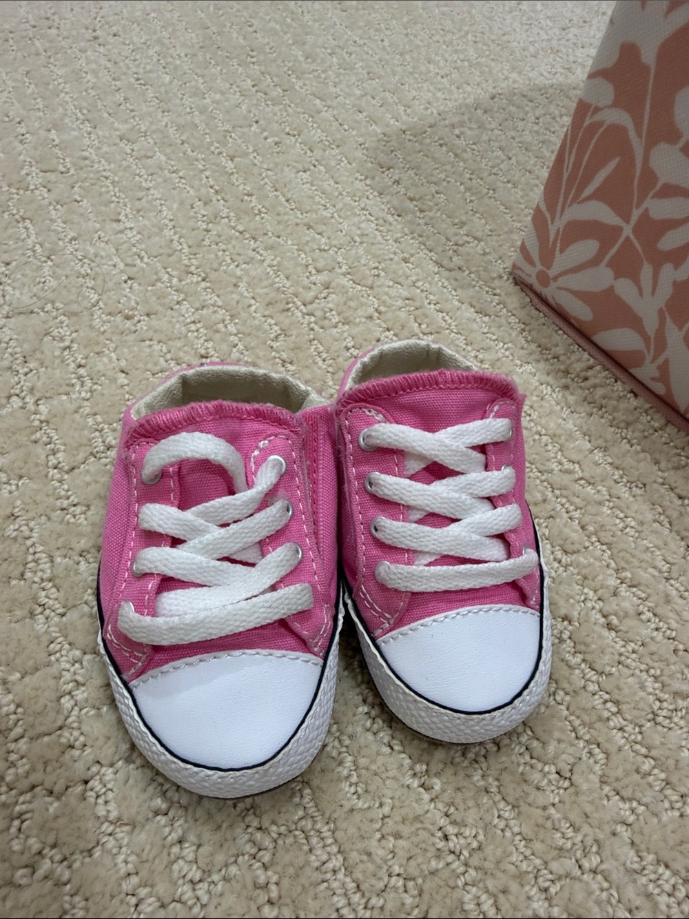 Converse Pink Converse Baby Walker Sneakers